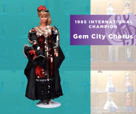 Representing...The 1985 Sweet Adelines International Champion Gem City Chorus!