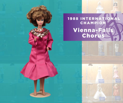 1988 Sweet Adelines International Champion Doll Vienna-Falls Chorus