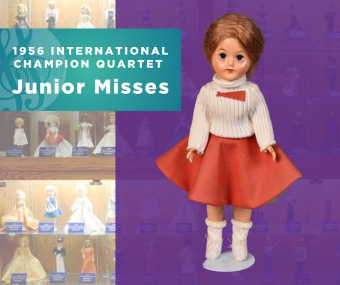 1956 Sweet Adelines International Champion Quartet Doll, Junior Misses 