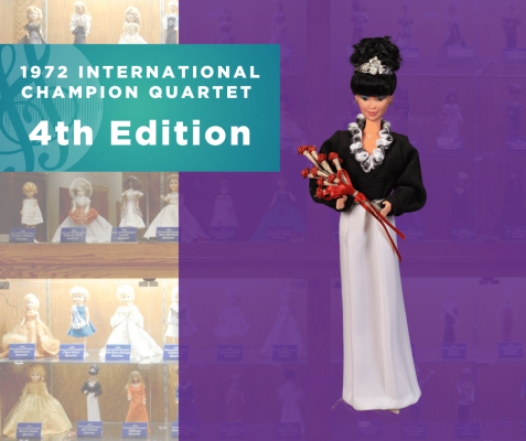 1972 Sweet Adelines International Champion Quartet doll 4th Edition