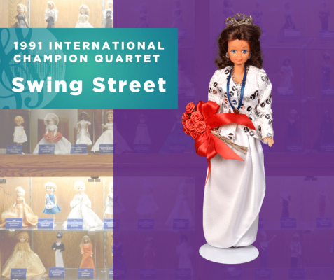 Representing...The 1991 Sweet Adelines International Champion Quartet, Swing Street!