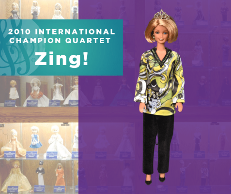 Representing...The 2010 Sweet Adelines International Champion Quartet, Zing!