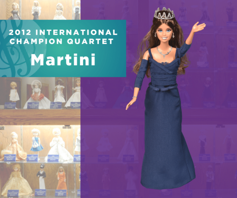 Representing...The 2012 Sweet Adelines International Champion Quartet, Martini!