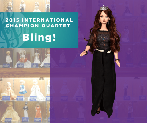 Representing...The 2015 Sweet Adelines International Champion Quartet, Bling!