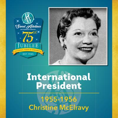 Sweet Adelines Past International President 1955-1956 