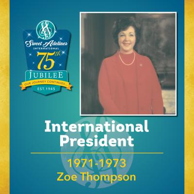 Zoe Thompson 1971-1973